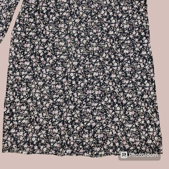 SOLD Vintage 90s y2k ditsy floral print flared romper jumpsuit - Picture 11 of 13